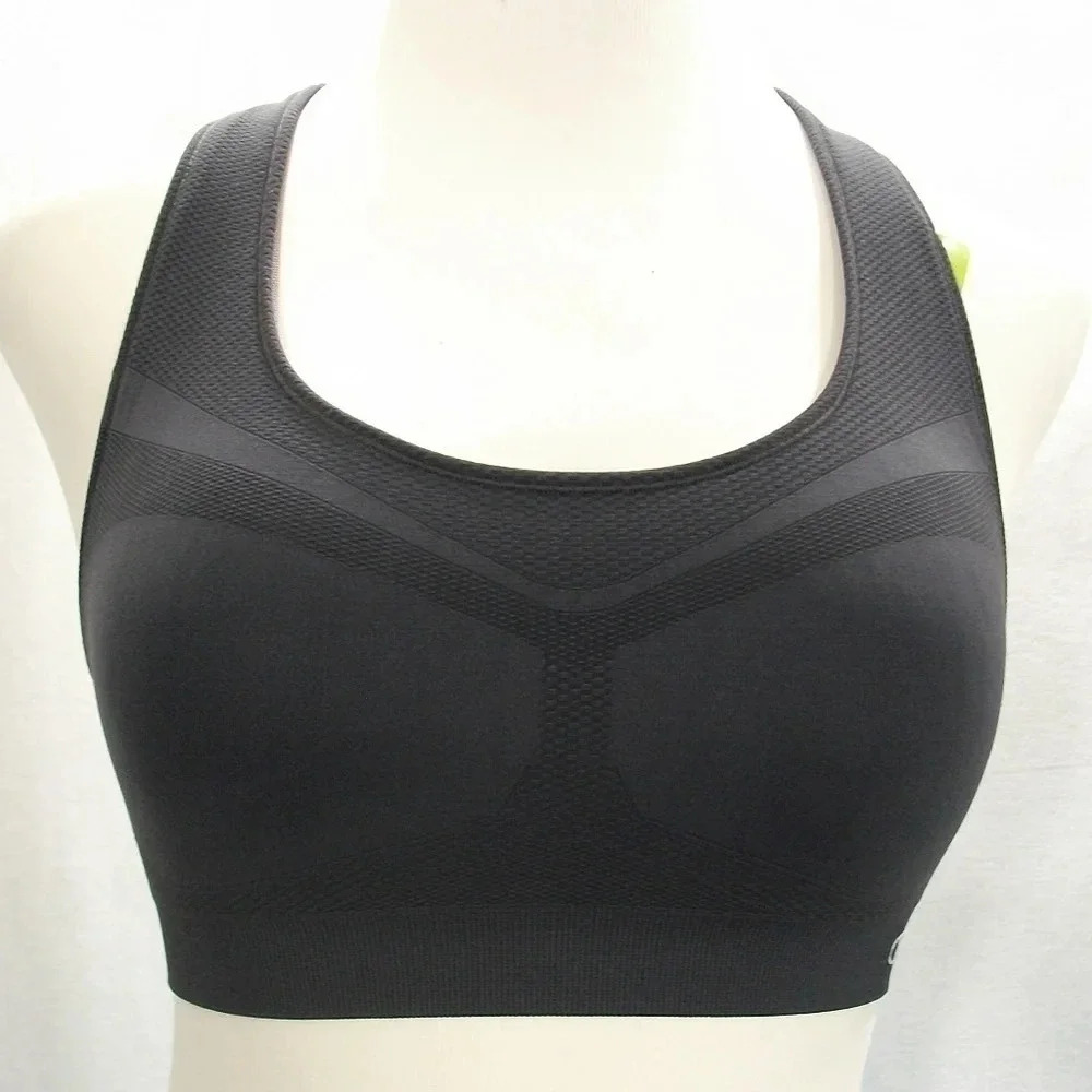 Champion 2900 Seamless Wire‎ Free Sports Bra Gray